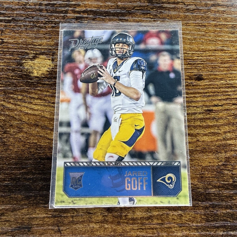 2016 Panini Prestige Jared Goff Rookie RC #201 Rams Lions Cal Bears